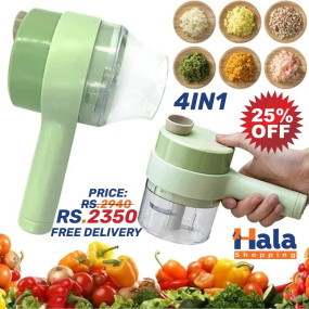 4 In 1 Handheld Electric Vegetable Cutter