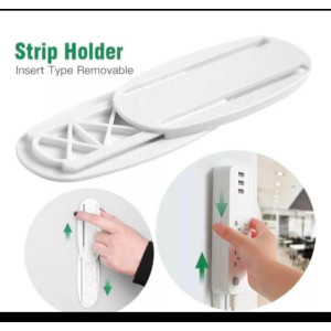 wall mounted self adhesive socket electric extension holder